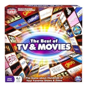 Spin Master The Best of TV and Movies Board Game Movie Trivia TV Trivia